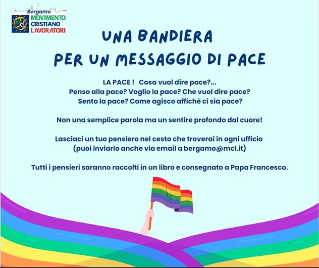 🏳️‍🌈MCL Bergamo per la pace! 🏳️‍🌈