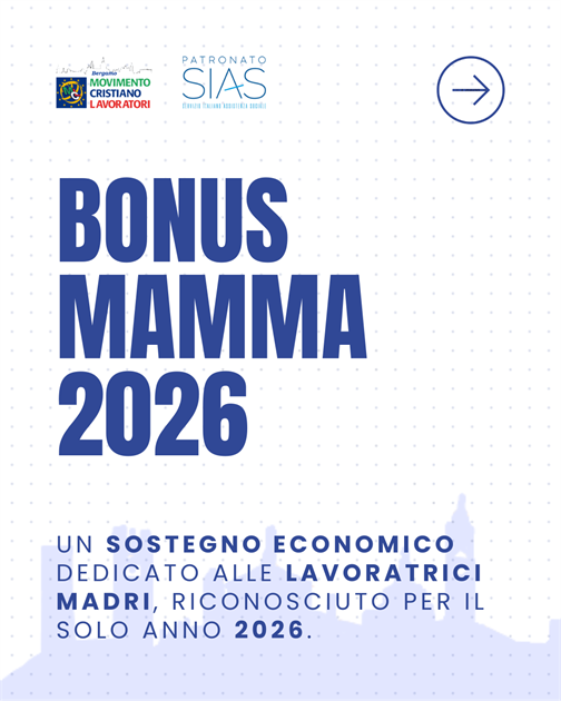 BONUS MAMME 2026