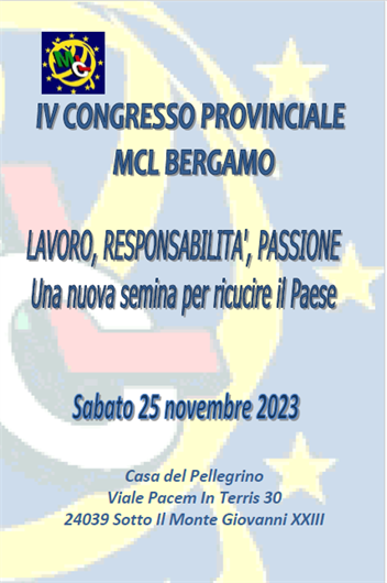 IV CONGRESSO MCL BERGAMO